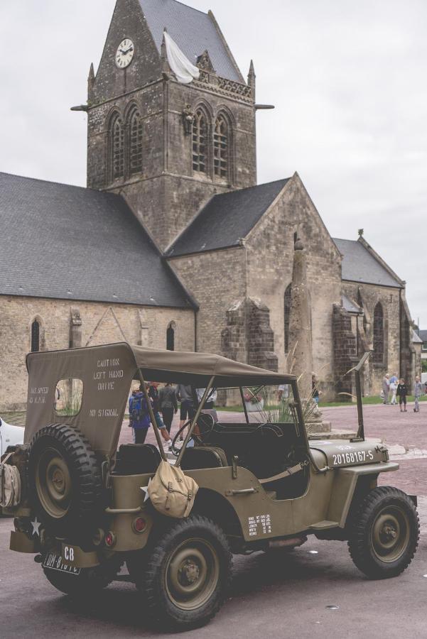 Gite Le C-47 Proche Des Plages Du Debarquement Sainte-Mère-Église المظهر الخارجي الصورة